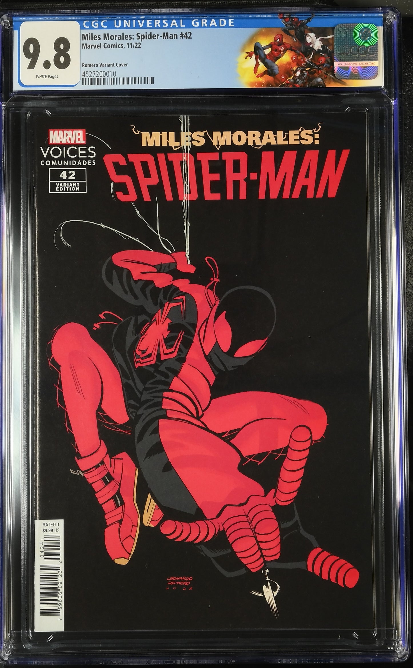 Miles Morales: Spider-Man #42 CGC 9.8 * Romero Variant