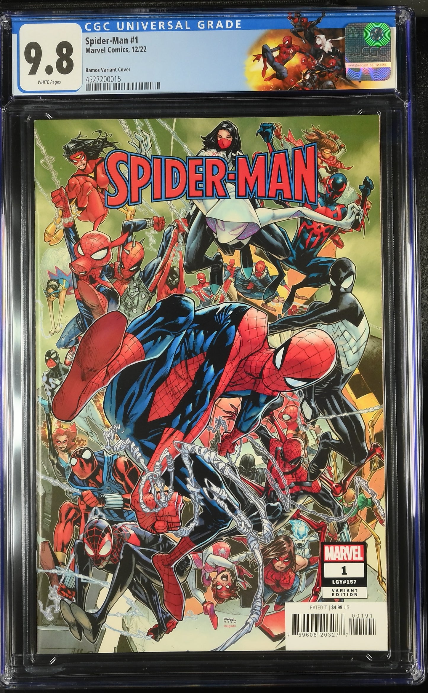 Spider-Man #1 CGC 9.8 * 2022 Ramos Variant