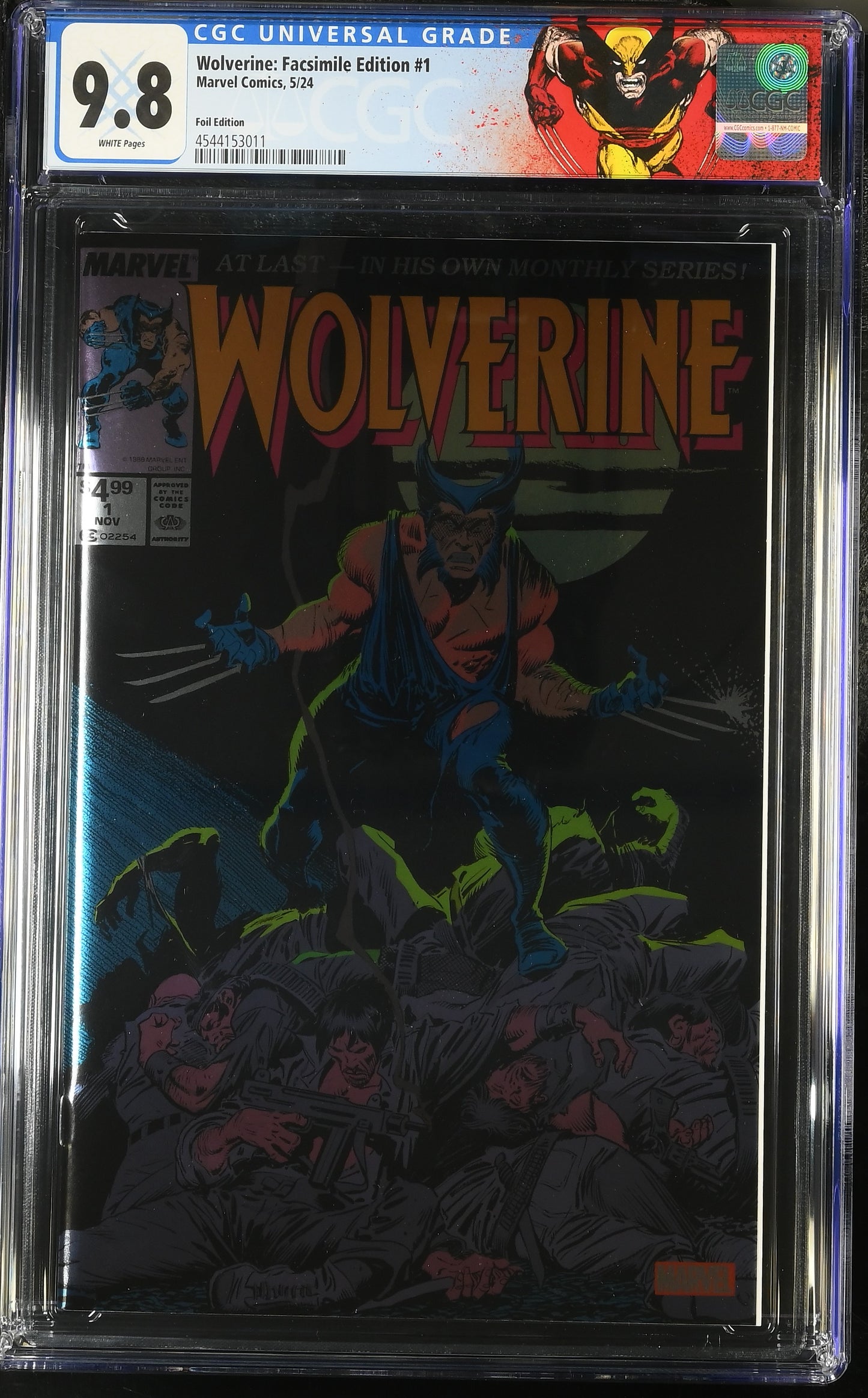 Wolverine: Facsimile Edition #1 CGC 9.8 * Foil