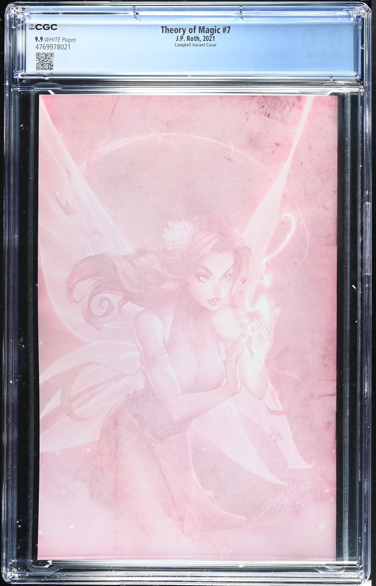 Theory of Magic #7 CGC 9.9 * Rare J. Scott Campbell Variant