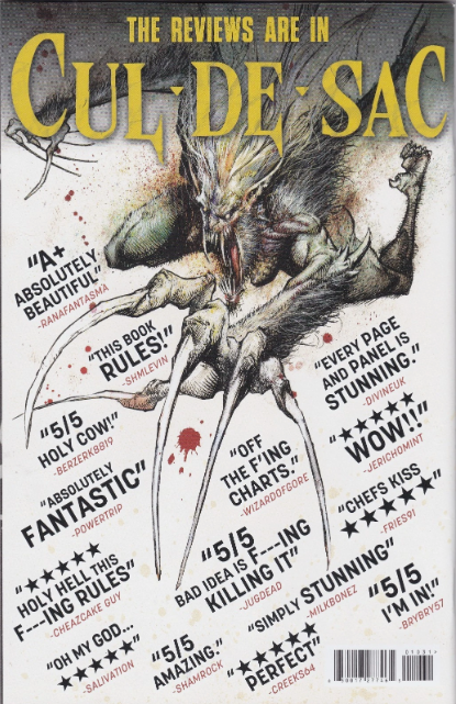 Cul-De-Sac #1 Director's Cut - Bad Idea Kickstarter Exclusive