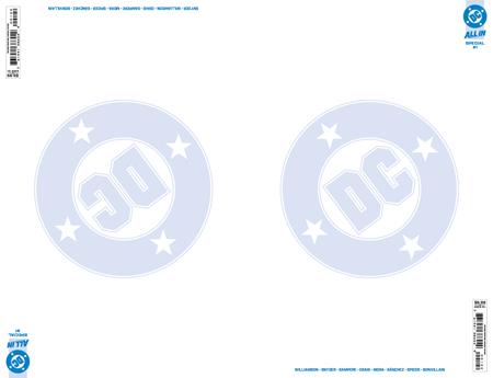 DC All In Special #1 * 2ND Print Cover B Blank Sketch Variant