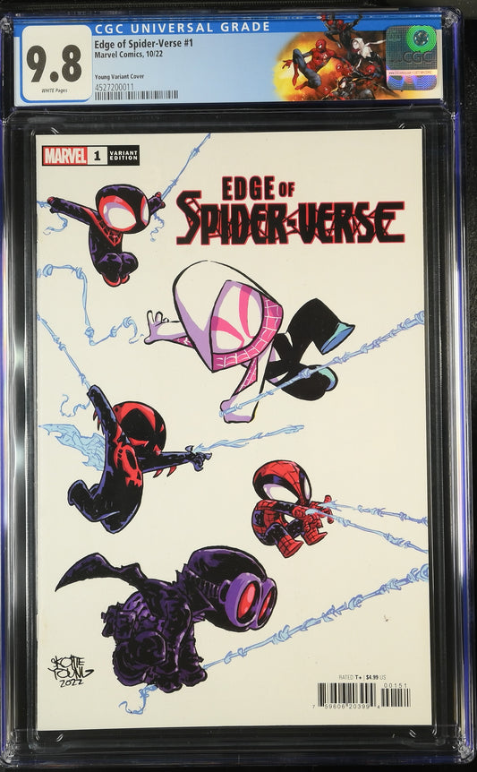 Edge of Spider-Verse #1 CGC 9.8 * Skottie Young Variant