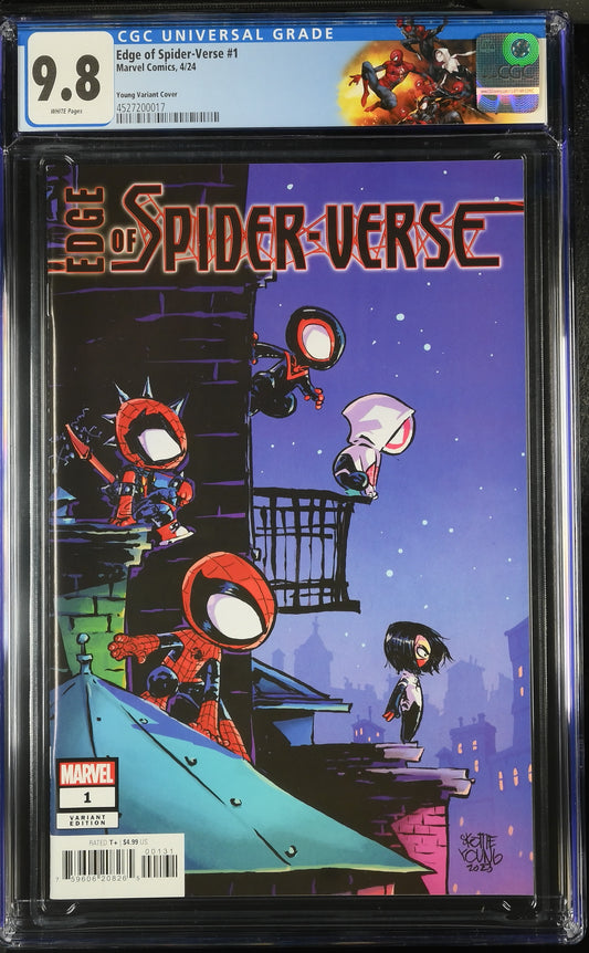 Edge of Spider-Verse #1 CGC 9.8 * 2024 Skottie Young cover