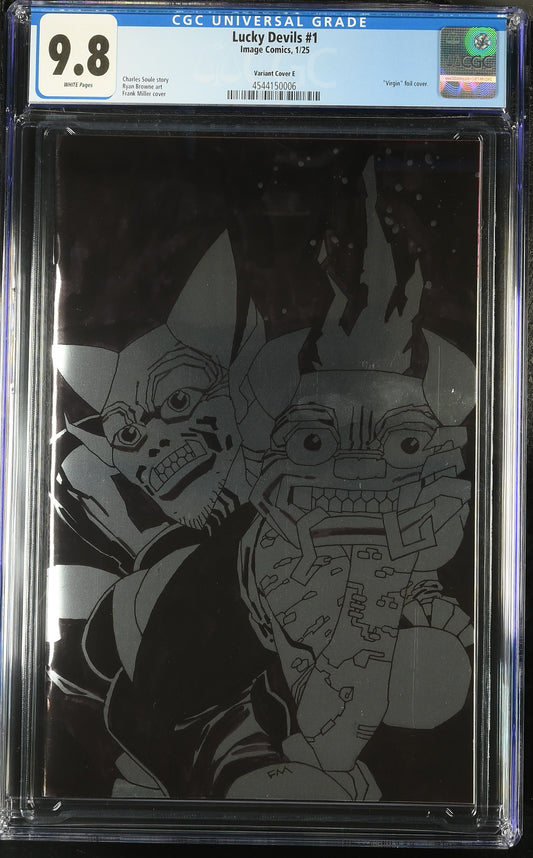 Lucky Devils #1 CGC 9.8 * 1:50 Frank Miller Foil Variant
