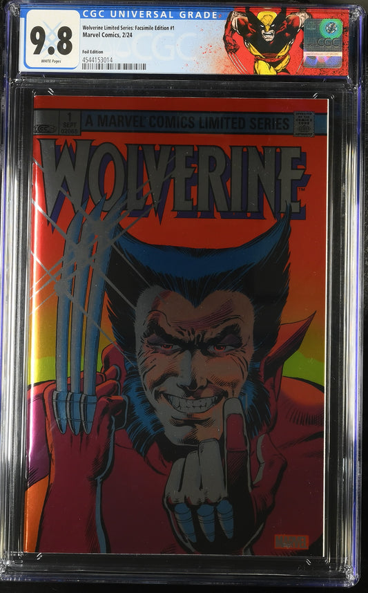 Wolverine: Facsimile Edition #1 1982 CGC 9.8 * Foil