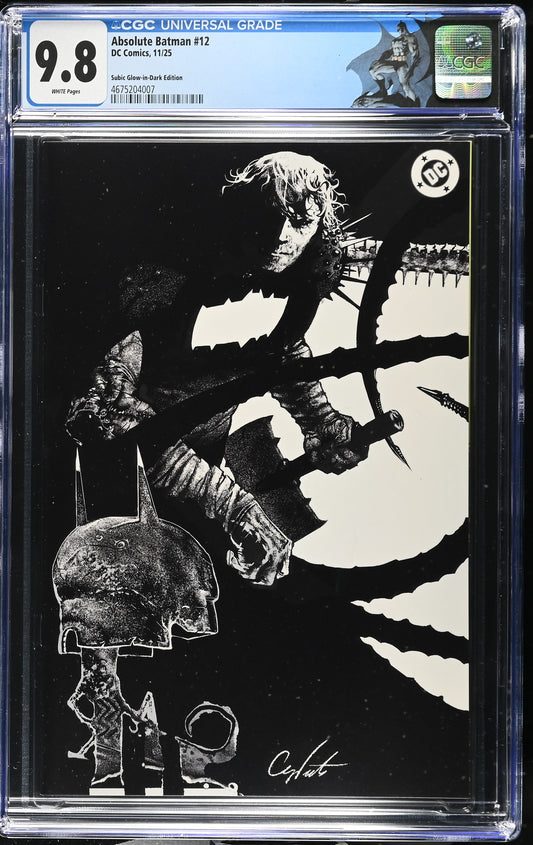 ABSOLUTE BATMAN #12 CGC 9.8 * Subic Glow-in-Dark Edition
