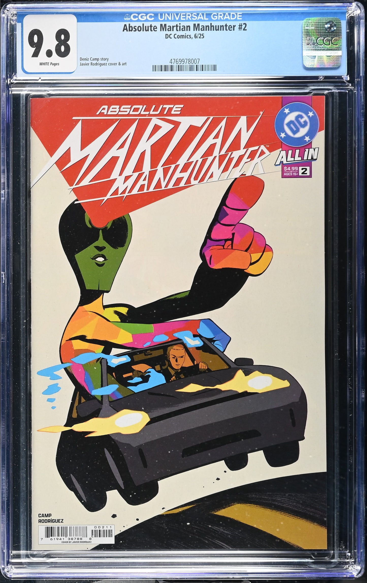 Absolute Martian Manhunter #2 CGC 9.8 * 1st Print Cover A