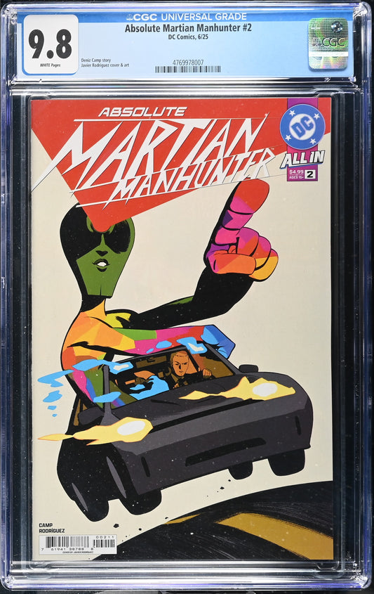 Absolute Martian Manhunter #2 CGC 9.8 * 1st Print Cover A