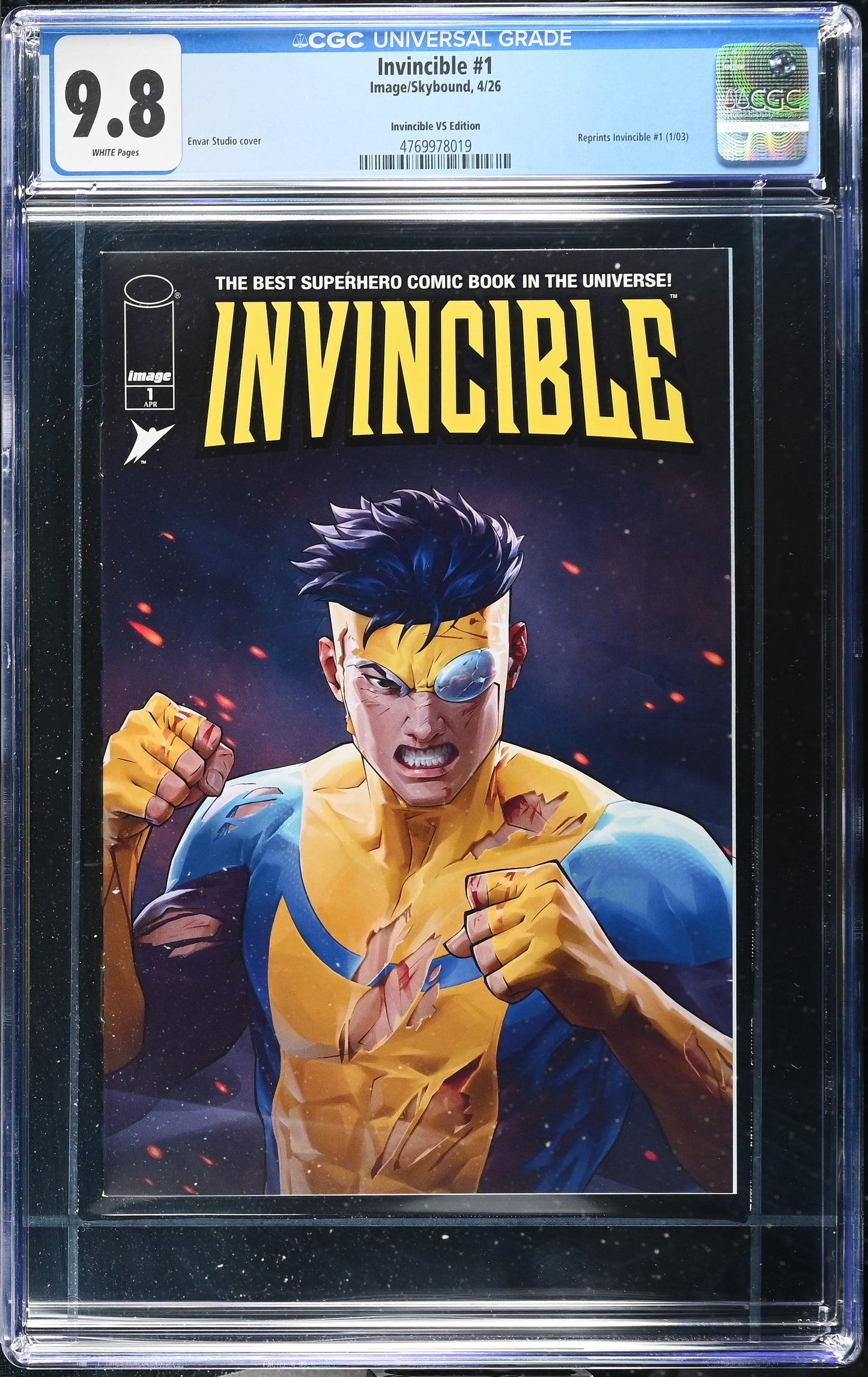 Invincible #1 CGC 9.8 * PS5 Invincible VS Edition