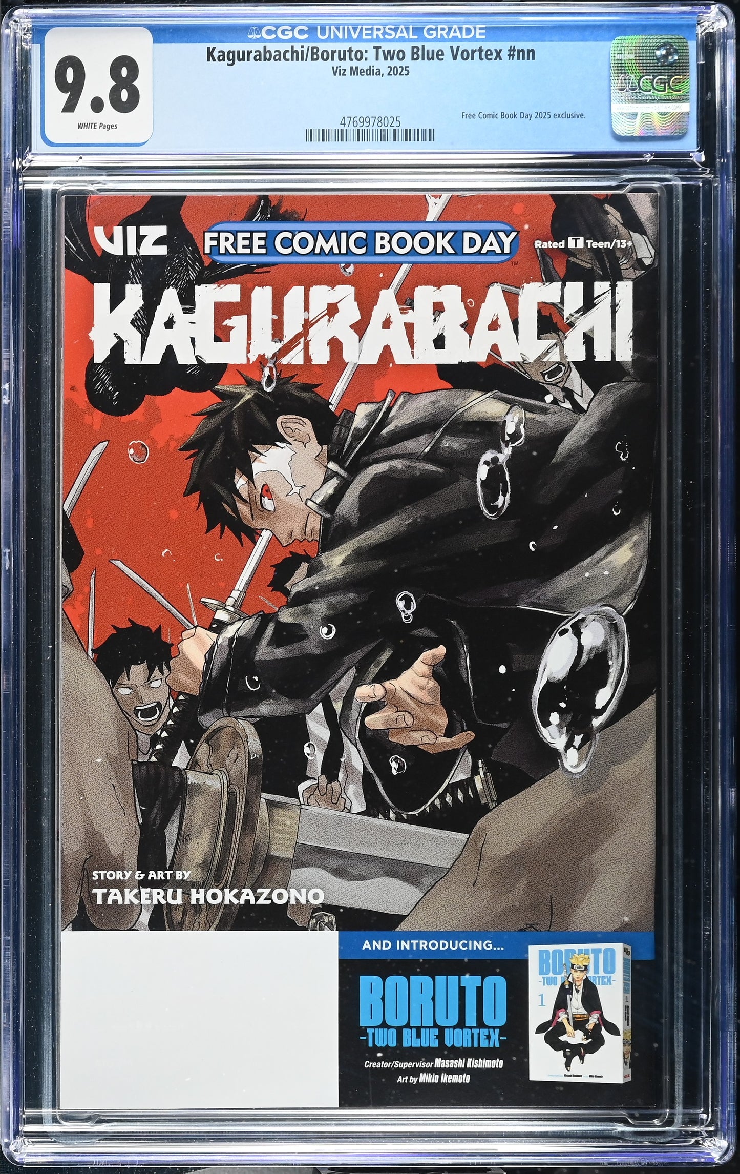 Kagurabachi/Boruto: Two Blue Vortex CGC 9.8 * FCBD 2025