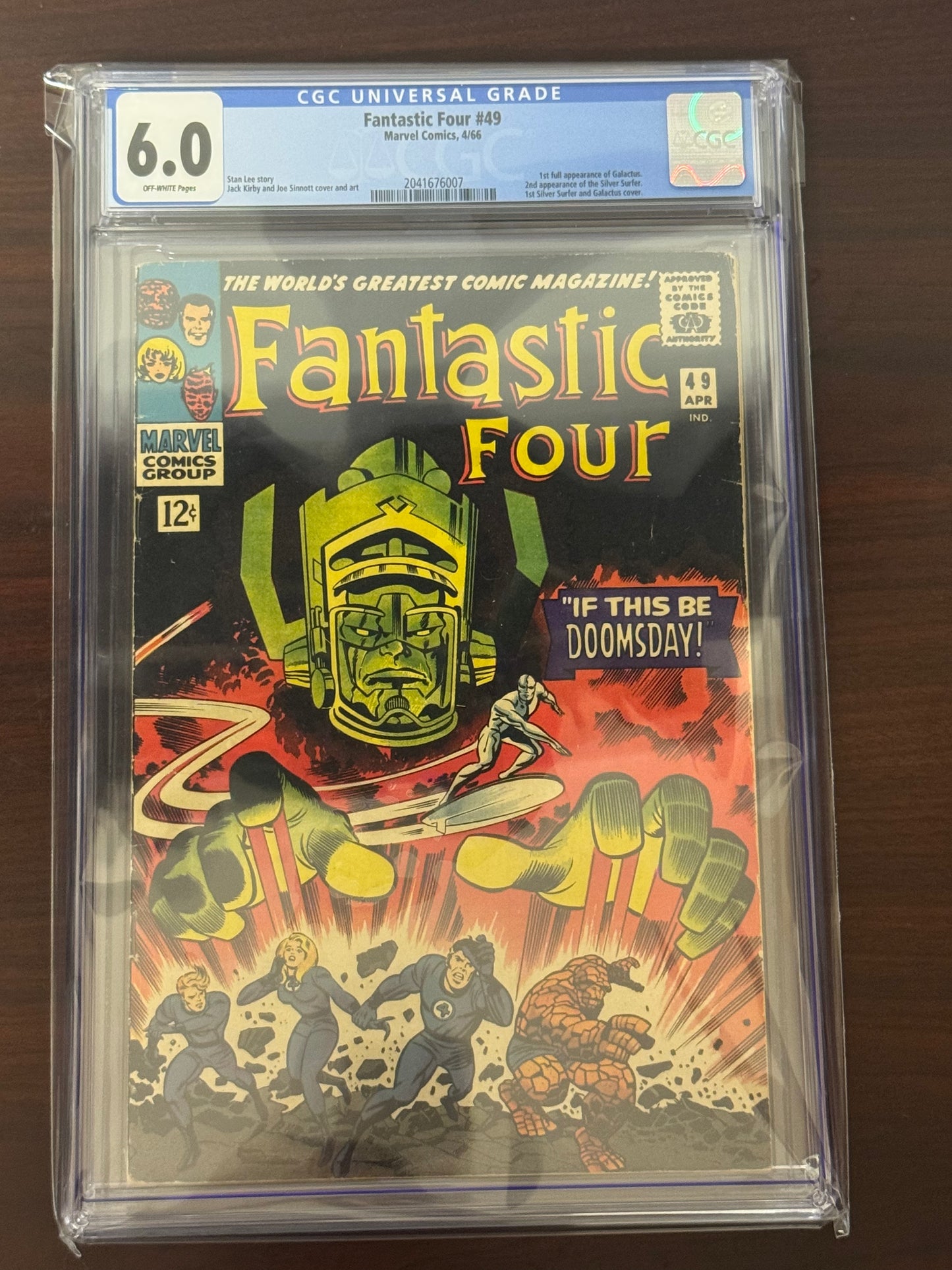 Fantastic Four #49 CGC 6.0 OW * 1st full appearance of Galactus