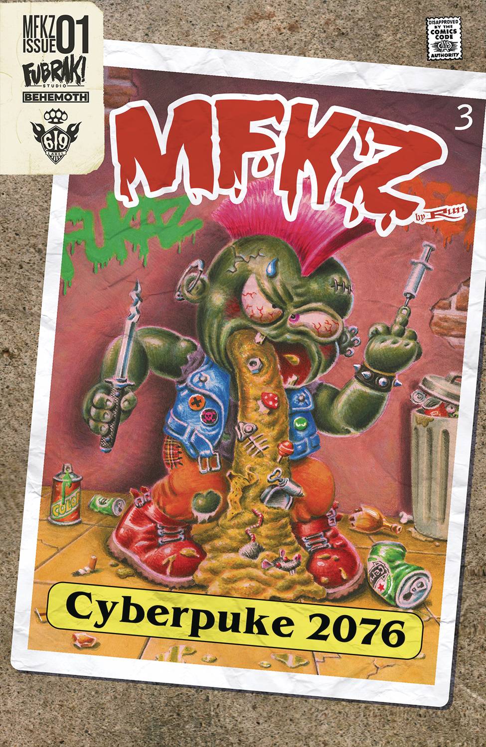 MFKZ #1 * 1:10 Ratio Incentive Garbage Pail Kids Variant 2021