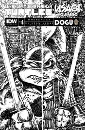 TMNT Usagi Yojimbo WHEREWHEN #4 * 1:100 Ratio Variant