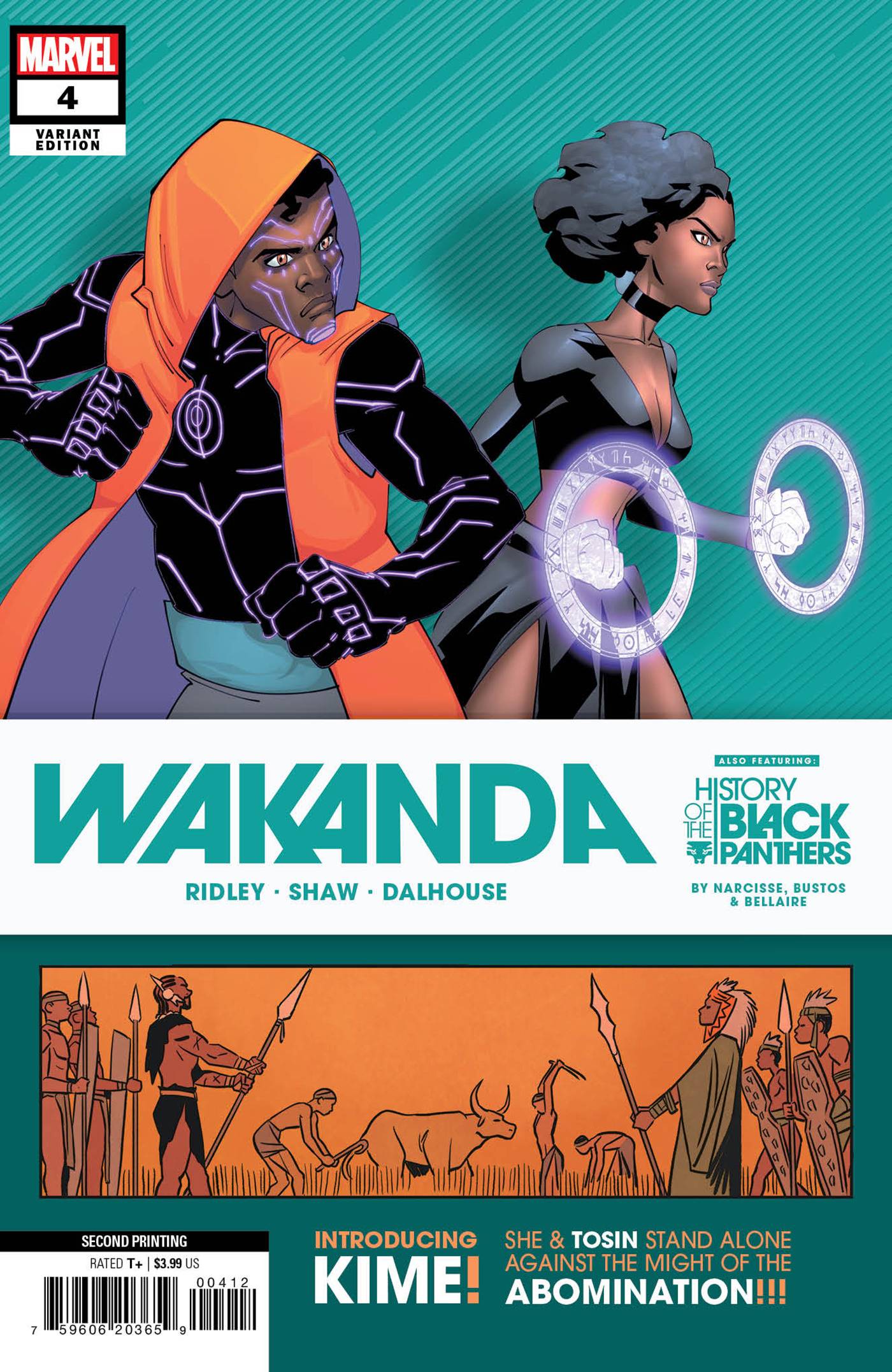 WAKANDA #4 * 2nd Print - 1st Appearance of Kime