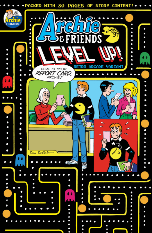 ARCHIE & FRIENDS #1 : LEVEL UP * 2025 Cover B Dan DeCarlo Retro Arcade Variant