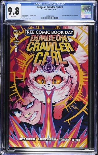 Dungeon Crawler Carl #0 CGC 9.8 * 1st Print Free Comic Book Day 2026 FCBD