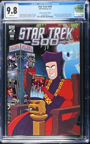 Star Trek #500 CGC 9.8 * 1:10 Ratio by Chris Fenoglio