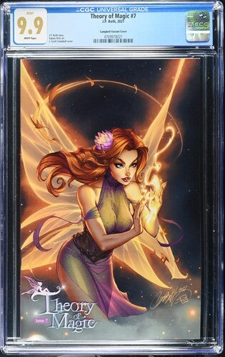 Theory of Magic #7 CGC 9.9 * Rare J. Scott Campbell Variant