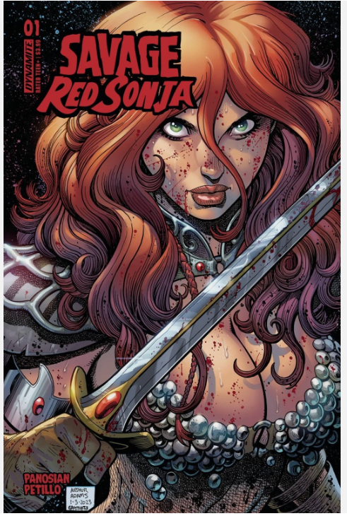 SAVAGE RED SONJA #1 * Arthur Adams Variant