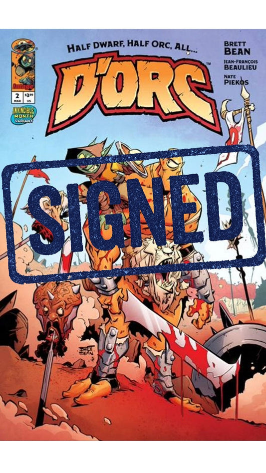 Dorc #2 1st Print cover C Invincible Variant * Signed by Brett Bean