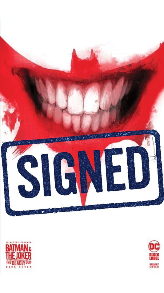 BATMAN & THE JOKER THE DEADLY DUO #7 cover E * Signed by Jock